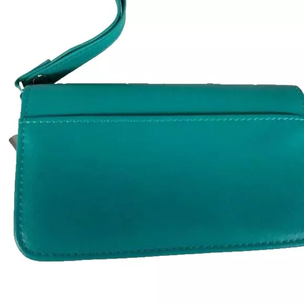 Gemline Lexi Wristlet Wallet Turquoise with Credit Card Holder 6" Strap
